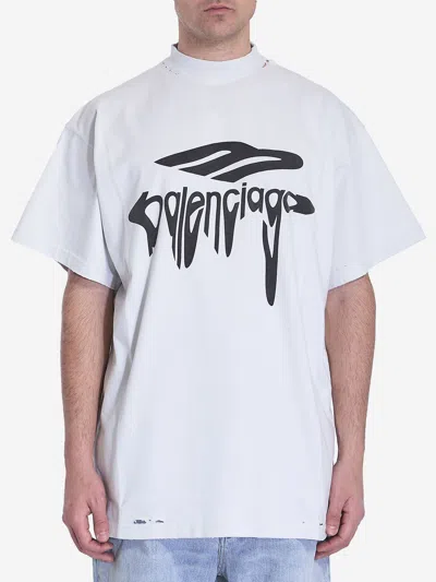 BALENCIAGA 3B LIQUIFIED OVERSIZE TSHIRT