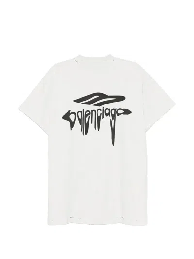 BALENCIAGA 3B LIQUIFIED OVERSIZE T-SHIRT