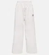 Balenciaga 3b Sports Icon Cotton-blend Track Pants In Black