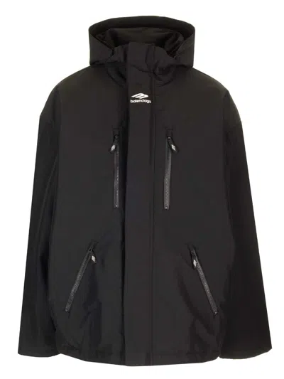 Balenciaga 3b Sports Icon Jackets Black