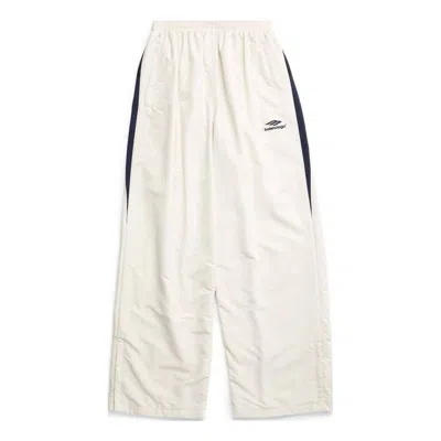 Balenciaga 3b Sports Icon Medium Fit Tracksuit Pants 'white'