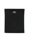 Balenciaga 3 B Sports Icon Neck Scarf In Black