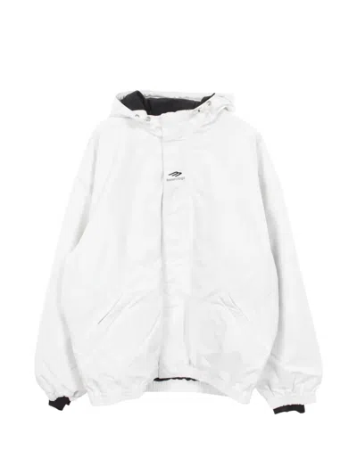 Pre-owned Balenciaga 3b Sports Icon Ski Jacket In White