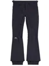 Balenciaga Logo-print Press-stud Flared Trousers