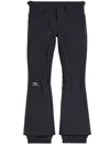 Balenciaga Logo-print Press-stud Flared Trousers In Black