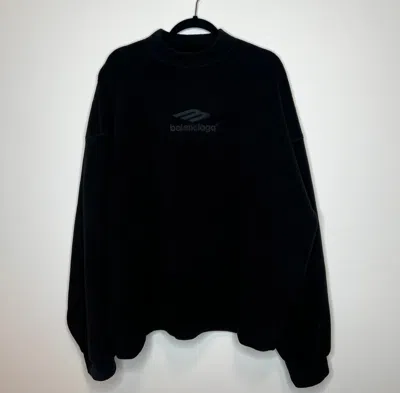 Pre-owned Balenciaga 3b Sports Icon Sweatshirt In Black
