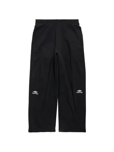 Balenciaga 3b Sports Icon Track Pants In Black