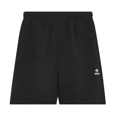 Pre-owned Balenciaga 3b Sports Icon Tracksuit Shorts 'black' | Men's Size Xs