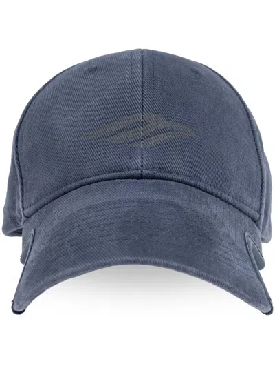 Balenciaga 3b Stencil Cap In Blue