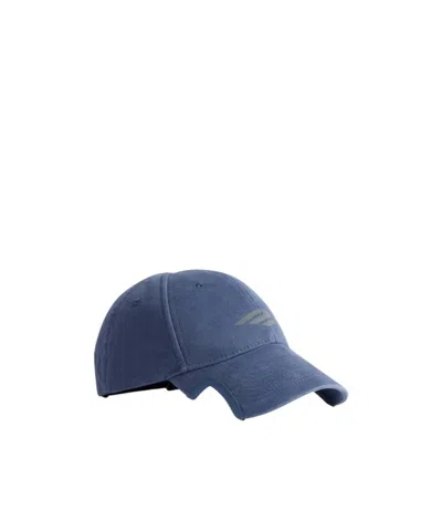Balenciaga 3b Stencil Cap In Blue