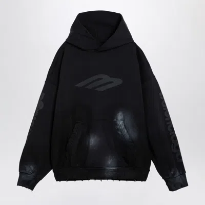 Balenciaga 3b Stencil Hoodie Black With Spots Men ModeSens