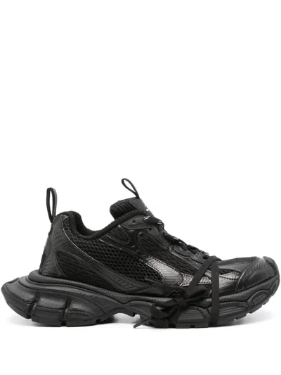 BALENCIAGA BALENCIAGA 3XL BLACK MESH AND POLYURETHANE SNEAKER