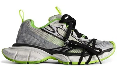 Pre-owned Balenciaga 3xl Black (women's) Sneakers In Silver/lime