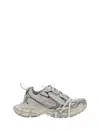 Balenciaga 3xl Metallic Mesh Lace Trainer Sneakers In Beige