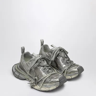 Balenciaga 3xl Eggshell Coloured Mesh Sneaker Women In Gray
