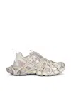 Balenciaga Men's 3xl Extreme Lace Sneakers In Eggshell