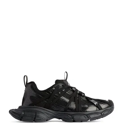 Balenciaga 3xl Extreme Lace Sneakers In Black