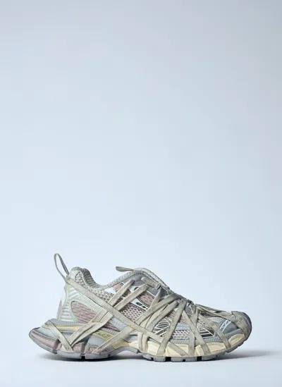 Balenciaga 3xl Extreme Lace Sneakers In White