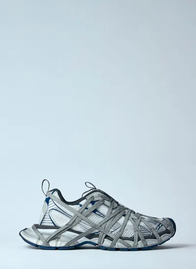 Balenciaga Men 3xl Extreme Lace Sneakers In Gray