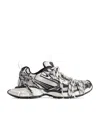 Balenciaga 3xl Extreme Laces Mesh Sneakers In White