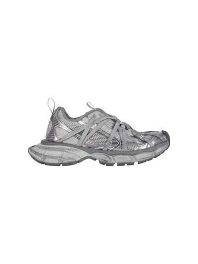Balenciaga 3xl Extreme Laces B Sneakers In Gray