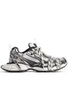 Balenciaga Mens 3xl Extreme Laces Logo Sneaker In Multi