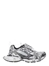 Balenciaga 3xl Extreme Laces Mesh Sneakers In White