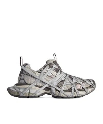 Balenciaga 3xl Extreme Low-top Sneakers In Gray