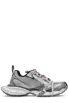 Balenciaga 3xl Lace-up Sneakers In Greywhitered
