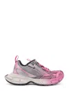 Balenciaga Women 3xl Low-top Mesh Sneakers In Pink