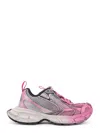 Balenciaga Mesh-panelled Sneakers In Size 3xl In Gray