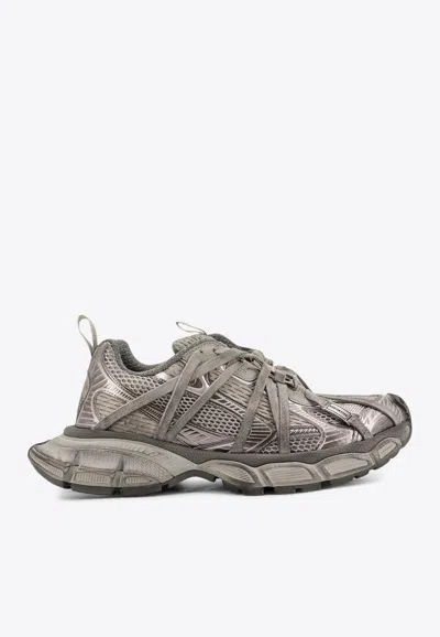Balenciaga Men 3xl Low Top Mesh Sneakers In Gray