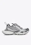 Balenciaga 3xl Lace-up Sneakers In Grey White Red