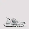 Balenciaga 3xl Split Logo Nylon And Mesh Sneakers In Multi