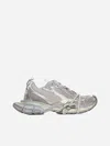 Balenciaga Multicolor Mesh And Rubber 3 Xl Sneakers In Eggshell