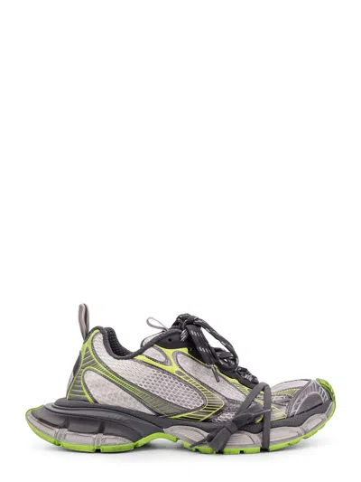 Balenciaga 3xl White/grey/green Coloured Mesh And Polyurethane Sneaker In Multi