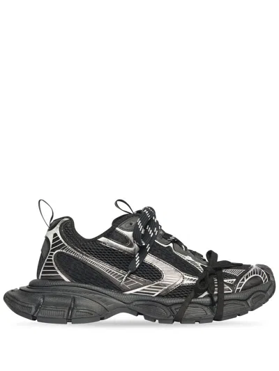 Balenciaga 3xl Mesh-panel Sneakers In 1090 -black/white