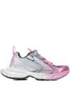 Balenciaga Mesh-panelled Sneakers In Size 3xl In Gray