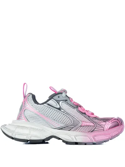 Balenciaga 3xl Mesh-panelled Sneakers In Pink