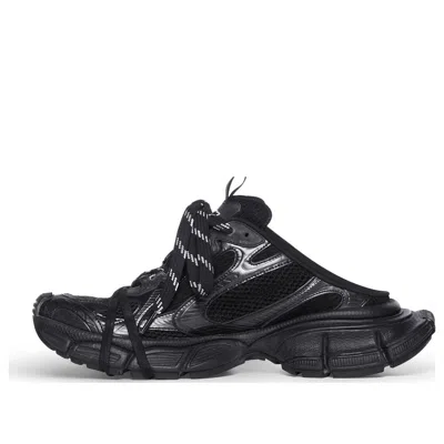 Balenciaga 3xl Mules 'black Mesh And Polyurethane'