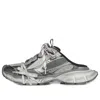 Balenciaga 3xl Mules 'grey Mesh And Polyurethane'