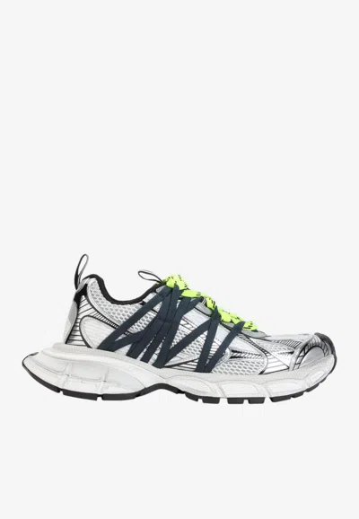 Balenciaga 3xl Nylon And Mesh Chunky Sneakers In Multicolor