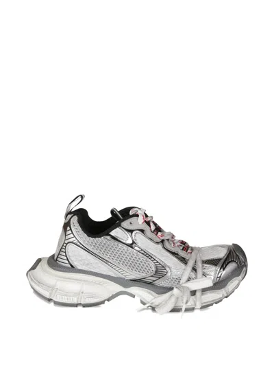 Balenciaga 3xl Panelled Lace-up Sneakers In Gray