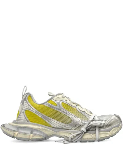 Balenciaga 3xl Panelled Lace-up Sneakers In Multi