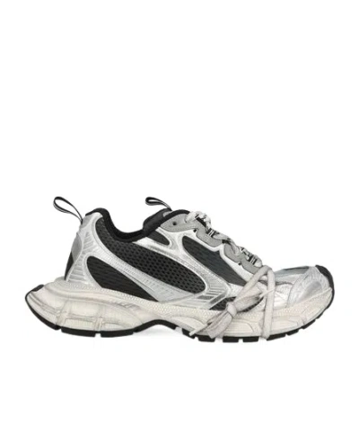Balenciaga Multicolor Mesh And Rubber 3xl Gradient Sneakers In Gray