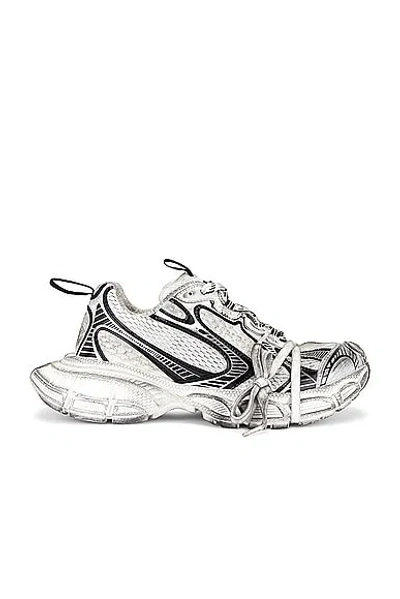 Balenciaga 60mm 3xl Faux Leather Sneakers In Eggshell,black