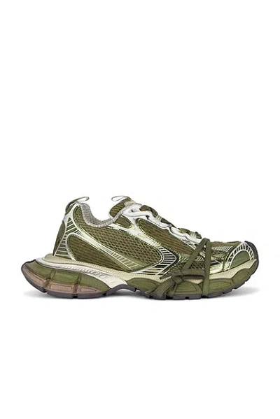 Balenciaga 3xl Chunky Low-top Sneakers In Khaki,eggshell