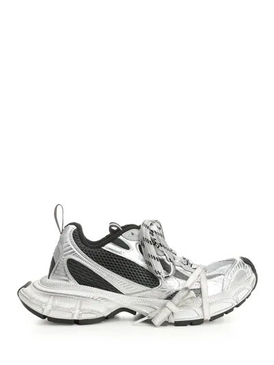 Balenciaga Multicolor Mesh And Rubber 3xl Gradient Sneakers In Gray