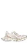 Balenciaga Eggshell Polyurethane Sneakers In Multi