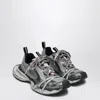 Balenciaga 3xl Sneaker Silver/white/red In Mesh And Polyurethane